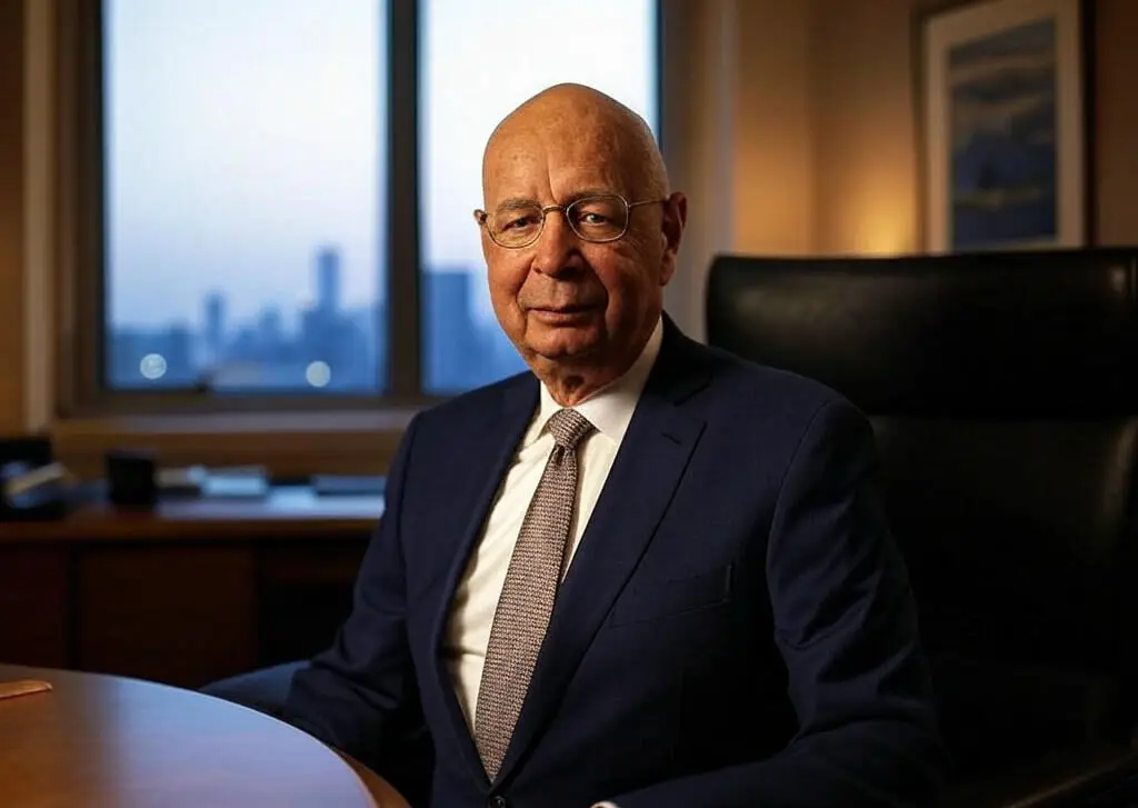 How did Klaus Schwab become so successful?